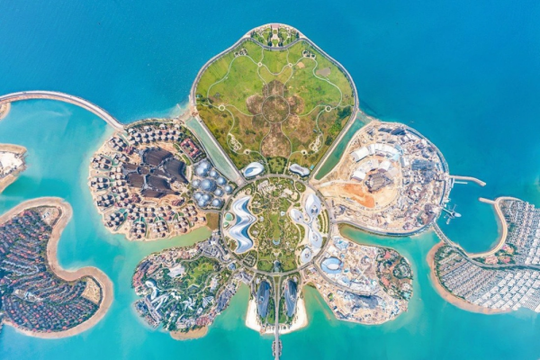 Cận cảnh hòn đảo nhân tạo lớn nhất thế giới ở Trung Quốc: Lớn gấp 1,5 lần đảo nổi tiếng của Dubai, kiệt tác của Evergrande trước khi vỡ nợ