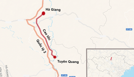 Liên danh Đèo Cả trúng gói thầu cao tốc Tuyên Quang - Hà Giang 736 tỷ đồng