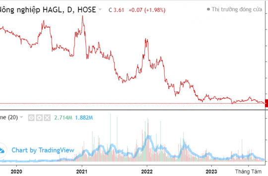 1,1 tỷ cổ phiếu HNG (HAGL Agrico) hiện hữu nguy cơ hủy niêm yết trên HOSE