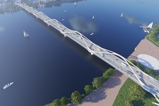 Hà Nội sẽ khởi công cây cầu 3.400 tỷ 6 làn xe bắc qua sông Hồng vào cuối năm nay