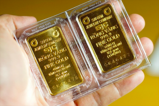 Giá vàng vàng SJC bất ngờ giảm sốc, bốc hơi 2 triệu đồng/lượng