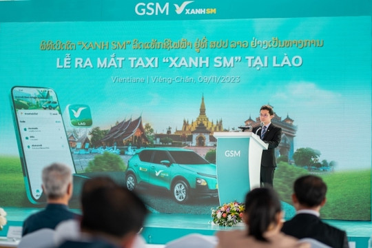 GSM khai trương dịch vụ taxi điện tại Lào, hướng tới phổ cập phương thức di chuyển xanh tại Đông Nam Á
