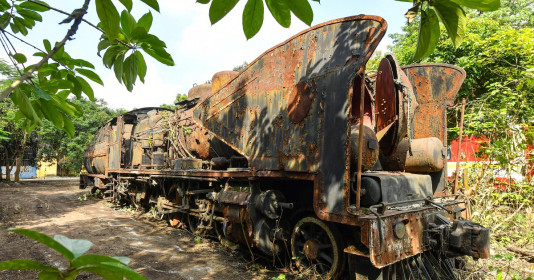 Chiêm ngưỡng đầu máy xe lửa hơn 50 tuổi, nặng 100 tấn, biểu tượng một thời của đường sắt Việt Nam