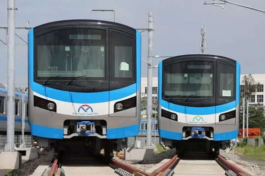 TP.HCM: Tuyến Metro số 1 sẽ vận hành thương mại vào tháng 7/2024