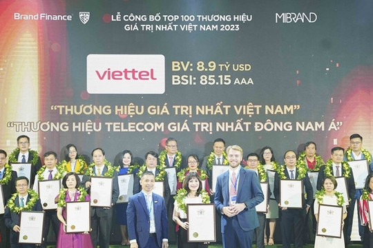 Viettel tiếp tục là thương hiệu giá trị nhất Việt Nam nhờ đầu tư quốc tế