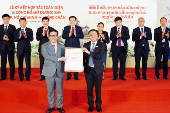 Vietjet và Lao Airlines ký kết hợp tác toàn diện, mở đường bay mới đến thủ đô Viếng Chăn