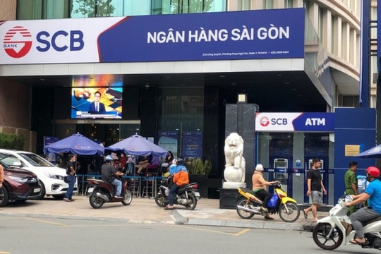 Ngân hàng SCB tiếp tục đóng cửa loạt phòng giao dịch