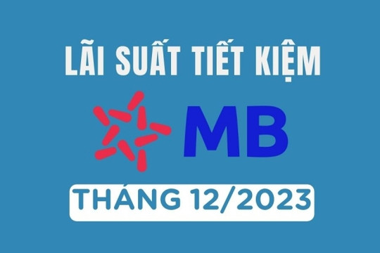 Lãi suất ngân hàng MBBank mới nhất tháng 12/2023