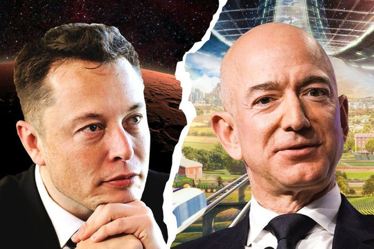 Jeff Bezos tìm đến Elon Musk để biến giấc mơ không gian thành hiện thực