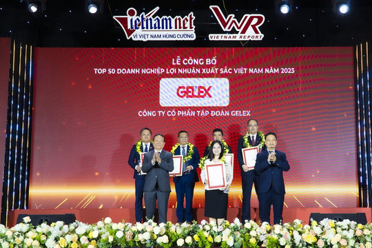 GELEX lần thứ 4 vào Top 50 Doanh nghiệp lợi nhuận xuất sắc Việt Nam 2023