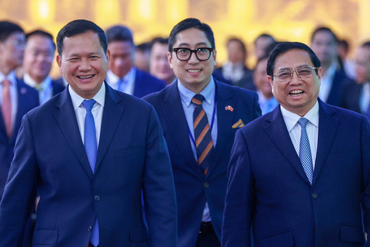 Việt Nam và Campuchia phấn đấu đạt 20 tỷ USD kim ngạch thương mại song phương