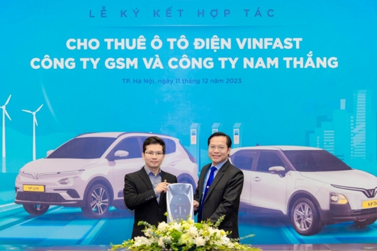 GSM cung cấp 200 ô tô điện VinFast, phủ 'xanh' xe taxi điện tại Kiên Giang
