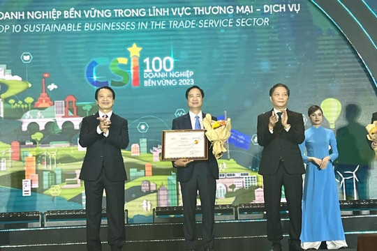 Bảo Việt trong Top 10 'Doanh nghiệp Bền vững Việt Nam lĩnh vực thương mại – dịch vụ' 8 năm liên tiếp