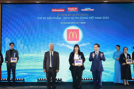 McDonald’s 6 năm liên tiếp đạt giải thưởng tin dùng Việt Nam