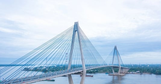 Chiêm ngưỡng cây cầu 5.000 tỷ nối 2 đô thị lớn nhất Nam Bộ