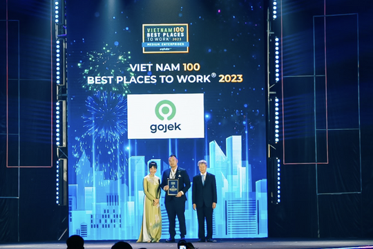 Gojek lần thứ 3 liên tiếp vào Top 100 Nơi làm việc tốt nhất Việt Nam