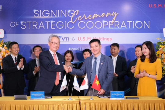 VTI và USMH ký kết hợp tác chiến lược với mục tiêu số hoá ngành bán lẻ toàn cầu