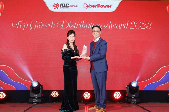 IDC Group nhận giải Top Growth Distributor Award 2023 từ CyberPower