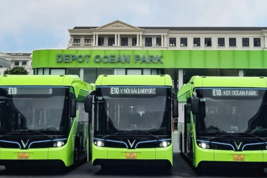 Vinbus mở tuyến E10 ra sân bay Nội Bài từ 1/1/2024