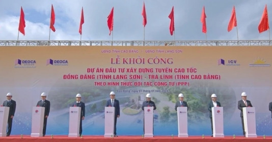 Sáng nay 01/01/2024, khởi công dự án cao tốc Đồng Đăng - Trà Lĩnh