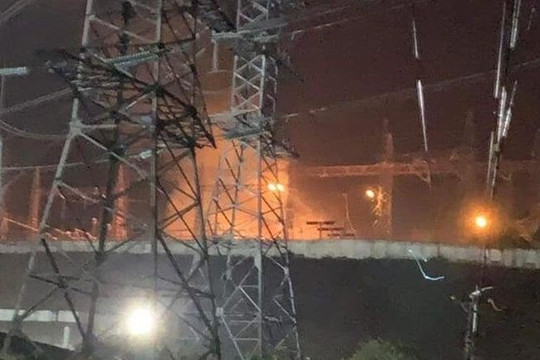 Thông tin về sự cố máy biến áp AT2 trạm biến áp 500 kV Hòa Bình