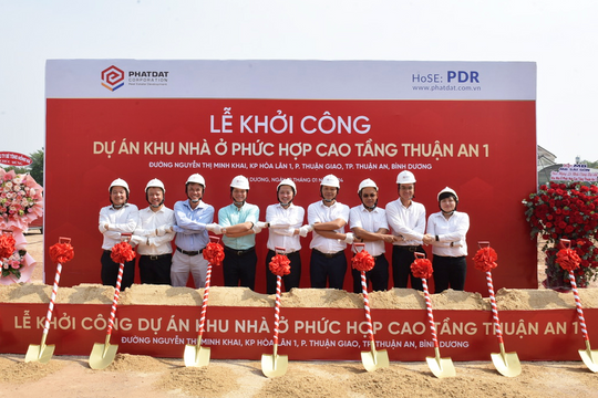 Phát Đạt (PDR) khởi công dự án khu nhà ở phức hợp cao tầng Thuận An 1 tại Bình Dương