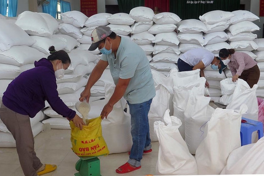 Quảng Bình, Quảng Trị xin rút khỏi danh sách hỗ trợ gạo cứu đói dịp Tết