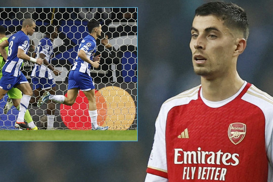 Arsenal thua bạc nhược Porto: Thảm họa Kai Havertz