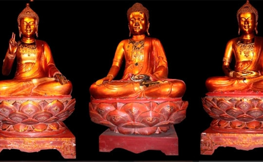 Chiêm ngưỡng Bộ tượng Tam thế Phật - bảo vật quốc gia có một không hai