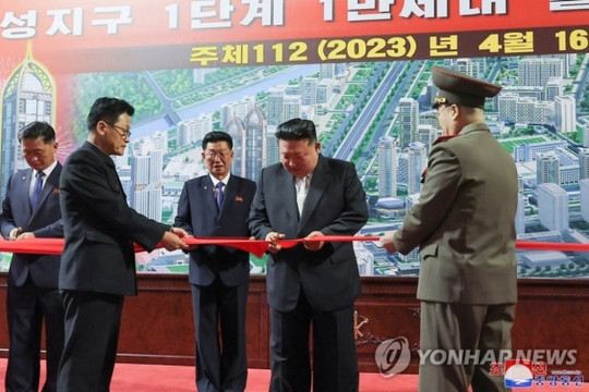 Cận cảnh dự án 50.000 căn hộ hiện đại tại thủ đô Bình Nhưỡng của Triều Tiên