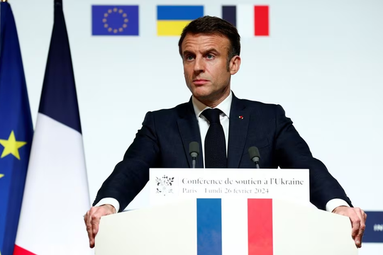 Ông Macron kêu gọi các đồng minh không tỏ ra hèn nhát