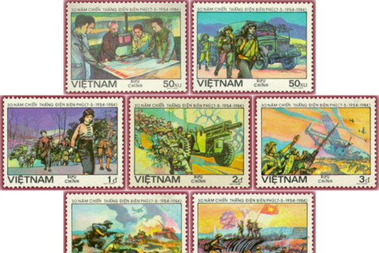 Sắp phát hành bộ tem bưu chính Việt Nam thứ tám về Chiến thắng Điện Biên Phủ