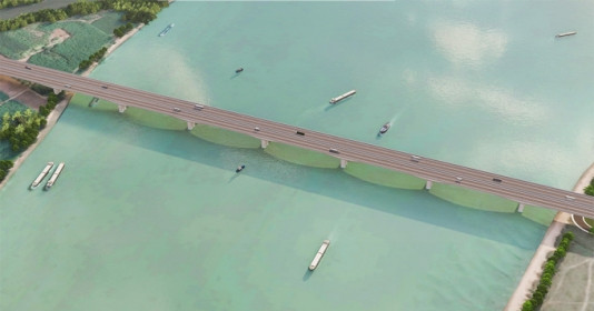 Cầu vượt sông gần 5.000 tỷ: Sẽ 'mở ra' con đường mới nối Hà Nội tới tỉnh nhỏ thứ 3 Việt Nam