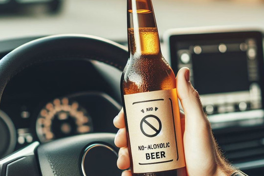 Uống bia không cồn có bị thổi phạt khi lái xe?