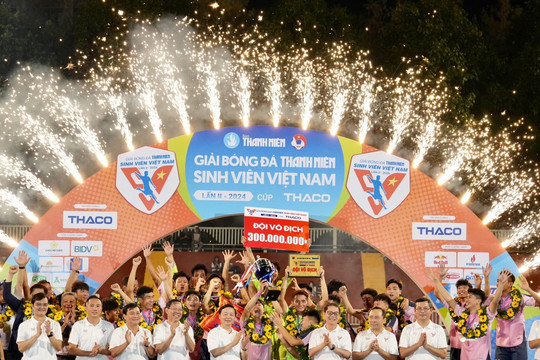 Đại học Sư phạm TDTT TP.HCM vô địch giải bóng đá Sinh viên Việt Nam