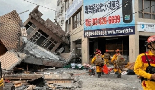 Hàng chục người thương vong sau trận động đất mạnh 7,3 độ richter rung chuyển cả Đài Loan