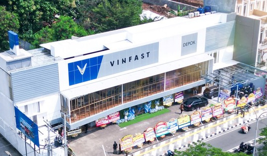Vinfast chính thức khai trương đại lý đầu tiên tại Indonesia