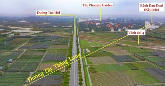 Hà Nội 'rót' gần 1.300 tỷ làm đường 10 làn xe kết nối 5 quận, huyện tại trục bất động sản 'nóng' nhất 2024