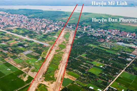 Toàn cảnh khu vực xây cầu Hồng Hà gần 10.000 tỷ đồng ở Hà Nội