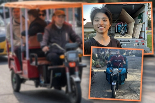 Xe ba gác bỗng thành hàng ‘hot’ tại Mỹ, chàng trai Trung Quốc chớp ngay cơ hội buôn xe kiếm lời