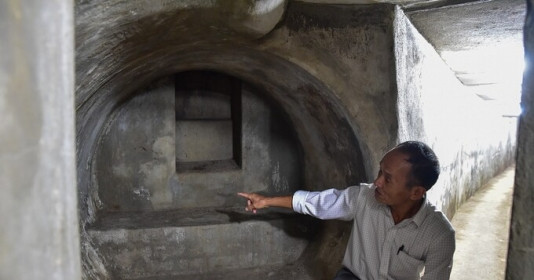 Bên trong đường hầm bí mật dài 100m nằm trong khuôn viên ngôi đình có tuổi đời hơn 1.000 năm cổ bậc nhất Nam Bộ