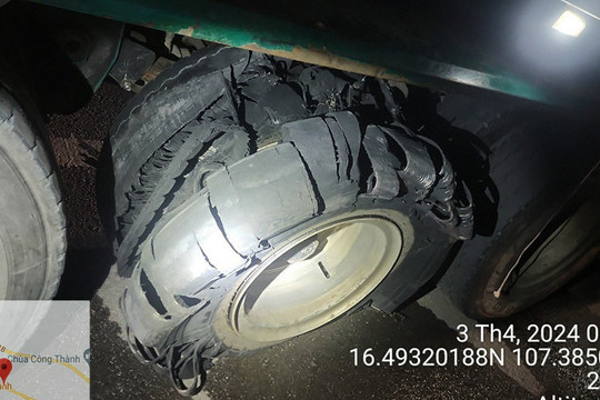 Hàng trăm vụ xe thủng săm, nổ lốp không chỉ trên cao tốc Cam Lộ - La Sơn