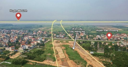 Huyện sắp lên quận của Hà Nội sẽ khởi công cây cầu 10.000 tỷ đồng trong tháng 10/2024