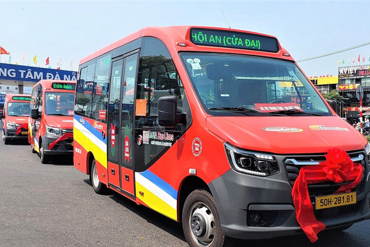 Mở lại tuyến xe buýt Đà Nẵng - Quảng Nam sau hơn 3 năm dừng hoạt động
