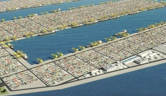 Quốc gia châu Á xây siêu cảng lớn nhất thế giới: Tiêu tốn 40 tỷ USD, tự động hoàn toàn, công suất gấp đôi cảng của Trung Quốc