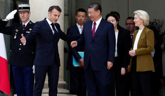 Chủ tịch Tập Cận Bình gặp Tổng thống Macron, thảo luận nhiều chủ đề nóng