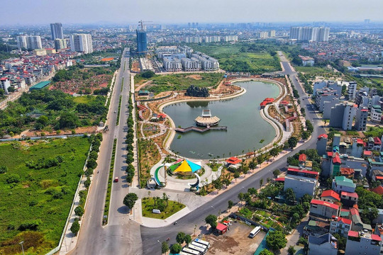 Hà Nội sẽ có thêm 4 công viên trên cùng một quận hơn 300.000 dân, giáp Tây Hồ, Cầu Giấy