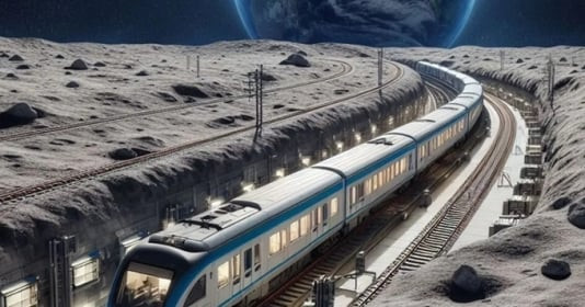 Rót tiền 'khủng' nghiên cứu hệ thống đường sắt trên Mặt Trăng: NASA tham vọng xây đường ray di động, sẽ trình làng vào 6 năm nữa?
