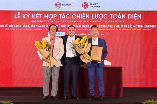 Phát Đạt bắt tay với Realty Holdings: Cam kết bán sỉ toàn bộ sản phẩm dự án Thuận An 1&2 và KĐT Bắc Hà Thanh