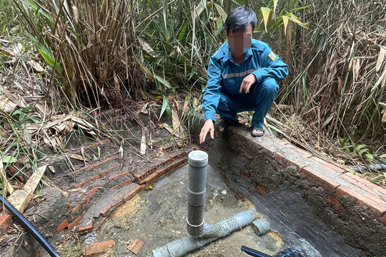Khu đô thị hiện đại tại Vân Đồn lấy nước trái phép trên rừng về sử dụng?